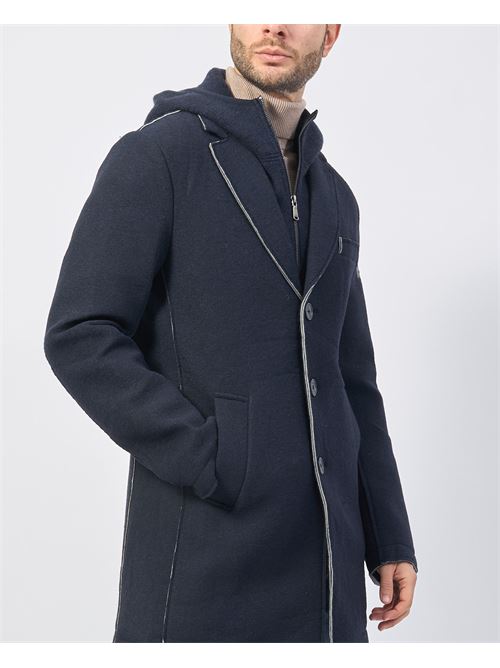 Manteau homme Yes Zee en laine mélangée YES ZEE | O827-QK000710